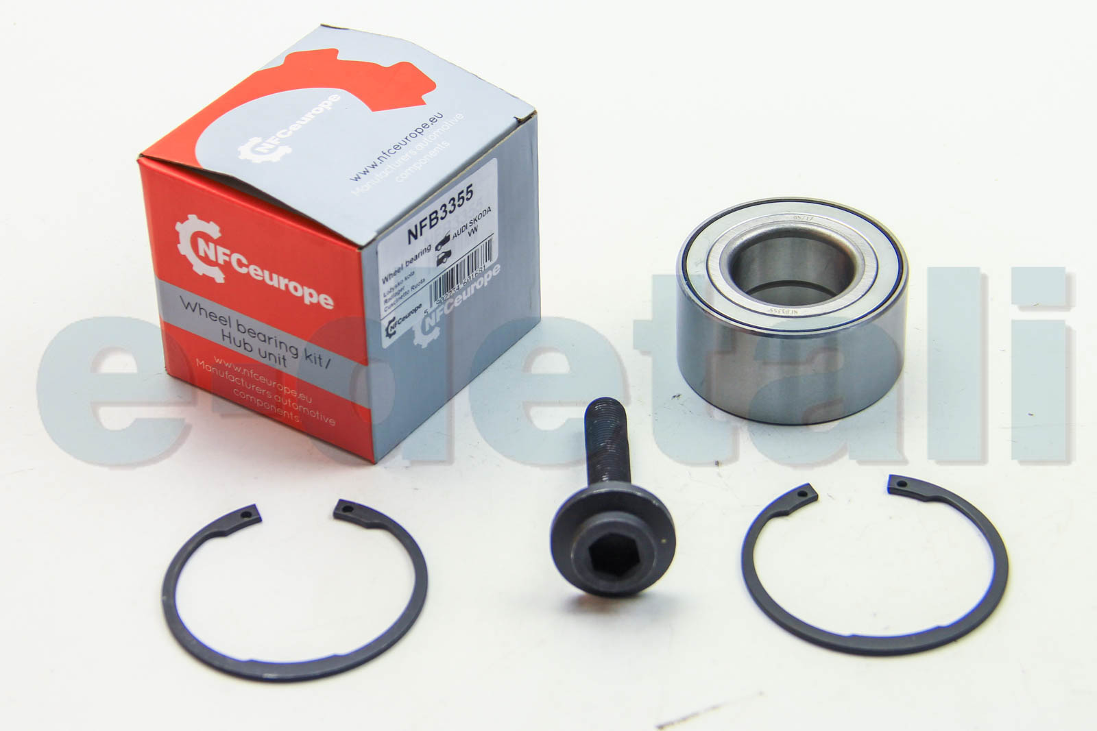 NFB3355 NFC EUROPE Подшипник ступицы перед. Passat B5/A4 >05 (4zyl)/A6 98>01 (1.8)